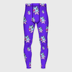 Мужские тайтсы BT21 Mang pattern BTS