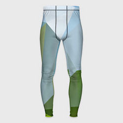 Тайтсы мужские Геометрические соединения фигур, цвет: 3D-принт