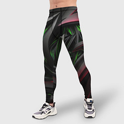 Тайтсы мужские Объемные абстрактные объекты, цвет: 3D-принт — фото 2