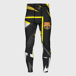 Тайтсы мужские ФК Барселона эмблема, цвет: 3D-принт