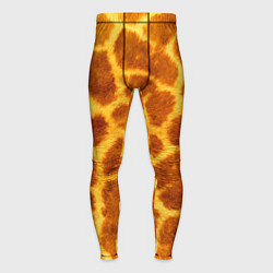 Тайтсы мужские Шкура жирафа - текстура, цвет: 3D-принт