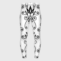 Тайтсы мужские Royal Lily - pattern, цвет: 3D-принт