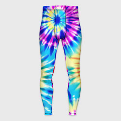 Тайтсы мужские Красочная композиция - тай-дай, цвет: 3D-принт