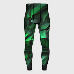 Мужские тайтсы Green abstract