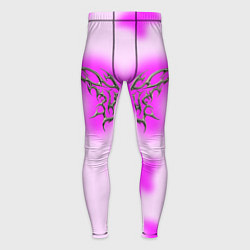 Мужские тайтсы Y2K purple butterfly