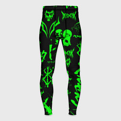 Мужские тайтсы Berserk neon green