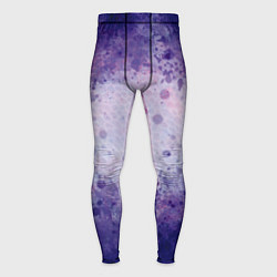 Тайтсы мужские Абстракция - purple scales, цвет: 3D-принт