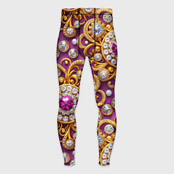 Мужские тайтсы Ювелирный паттерн