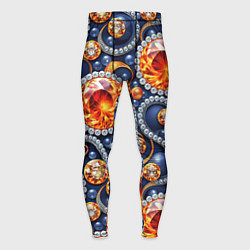 Мужские тайтсы Ювелирные украшение с золотом и бриллиантом паттер