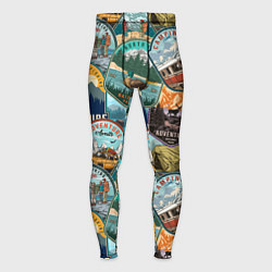 Мужские тайтсы Adventure stickers