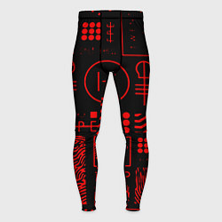 Мужские тайтсы Twenty one pilots pattern rock