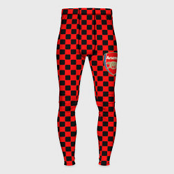 Мужские тайтсы Arsenal текстура клетка