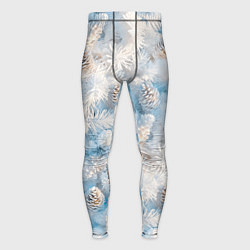 Мужские тайтсы Мороз и солнце - еловые шишки