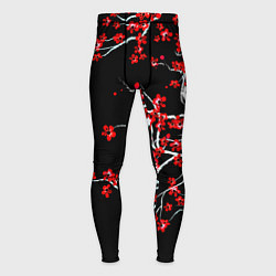 Тайтсы мужские Сакура цветущая, цвет: 3D-принт