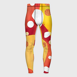 Тайтсы мужские Теплая африканская абстракция, цвет: 3D-принт