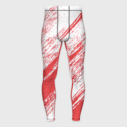 Мужские тайтсы The color is white and red