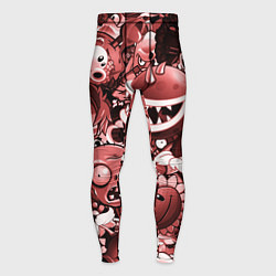 Тайтсы мужские Растения против зомби в красном цвете, цвет: 3D-принт