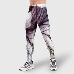 Тайтсы мужские Раскрытый цветок, цвет: 3D-принт — фото 2