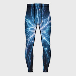 Тайтсы мужские Всплеск света и звезды - космическая абстракция, цвет: 3D-принт