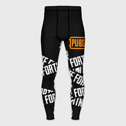 Тайтсы мужские Fortnite x pubg, цвет: 3D-принт