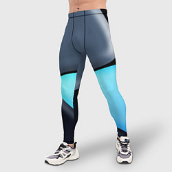 Тайтсы мужские Разноцветный, цвет: 3D-принт — фото 2