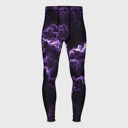 Тайтсы мужские Lightning purple flicker, цвет: 3D-принт