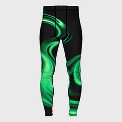 Тайтсы мужские Color green smoke, цвет: 3D-принт