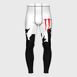 Мужские тайтсы Monster energy rock black