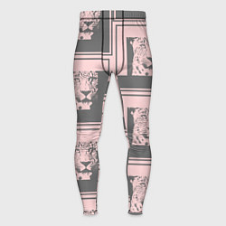 Мужские тайтсы Леопард в рамке