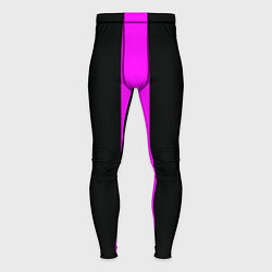 Мужские тайтсы Color black pink lines