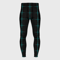 Тайтсы мужские Color black blue crosses, цвет: 3D-принт