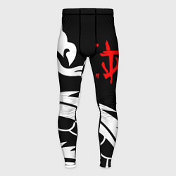 Тайтсы мужские Doom dragon steel, цвет: 3D-принт