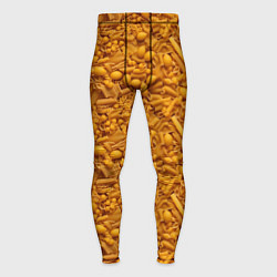 Тайтсы мужские Макароны текстура, цвет: 3D-принт
