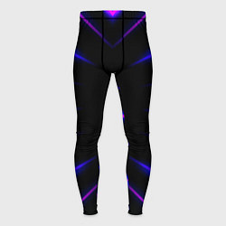 Тайтсы мужские Color black neon neon, цвет: 3D-принт