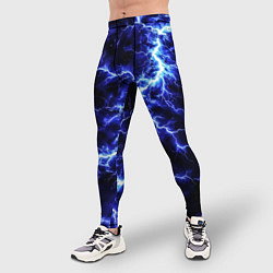 Тайтсы мужские Мощнейший разряд молнии, цвет: 3D-принт — фото 2