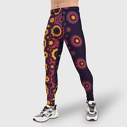 Тайтсы мужские Метаморфоза из персидских звезд, цвет: 3D-принт — фото 2