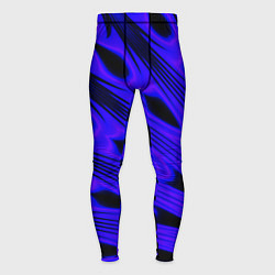 Тайтсы мужские Color neon blue, цвет: 3D-принт