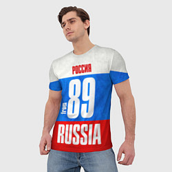 Футболка мужская Russia: from 89, цвет: 3D-принт — фото 2