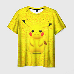 Футболка мужская Pikachu, цвет: 3D-принт