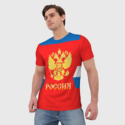 Футболка мужская Сборная РФ: #8 OVECHKIN, цвет: 3D-принт — фото 2