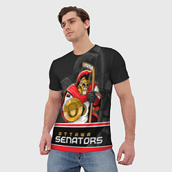 Футболка мужская Ottawa Senators, цвет: 3D-принт — фото 2