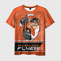 Футболка мужская Philadelphia Flyers, цвет: 3D-принт