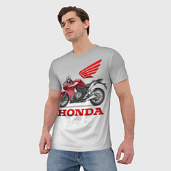 Футболка мужская Honda 2, цвет: 3D-принт — фото 2