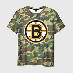 Футболка мужская Bruins Camouflage, цвет: 3D-принт