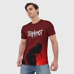 Футболка мужская Slipknot Shadows, цвет: 3D-принт — фото 2
