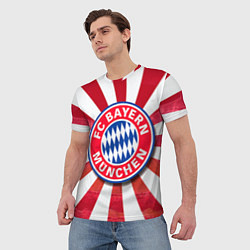 Футболка мужская FC Bayern, цвет: 3D-принт — фото 2