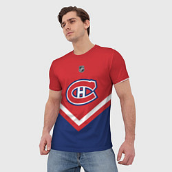 Футболка мужская NHL: Montreal Canadiens, цвет: 3D-принт — фото 2