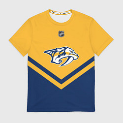 Футболка мужская NHL: Nashville Predators, цвет: 3D-принт