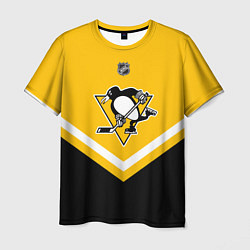 Футболка мужская NHL: Pittsburgh Penguins цвета 3D-принт — фото 1
