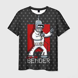Футболка мужская Bender Presley, цвет: 3D-принт